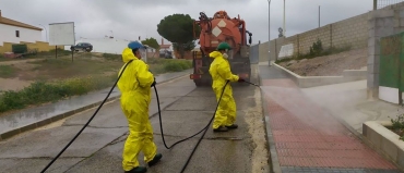 Desinfección de calles