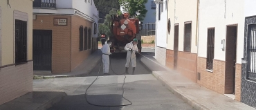 Nueva desinfección de calles