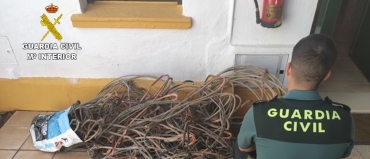 Detención por robo de cable