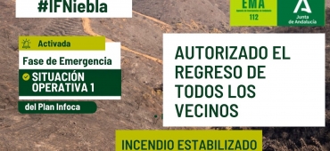 Incendio estabilizado