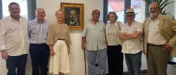Dos grandes nombres onubenses de nuestra cultura reunidos en una pintura