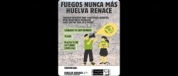 Concentración en Huelva por los incendios forestales de la provincia