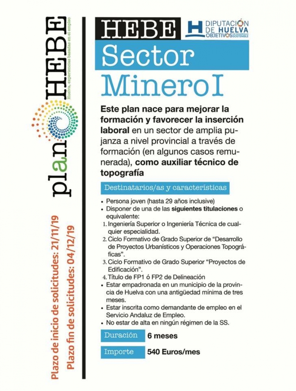 Becas HEBE Sector Minero