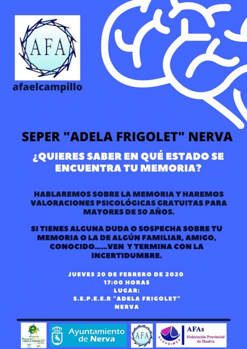 Actividad de AFA El Campillo en Nerva