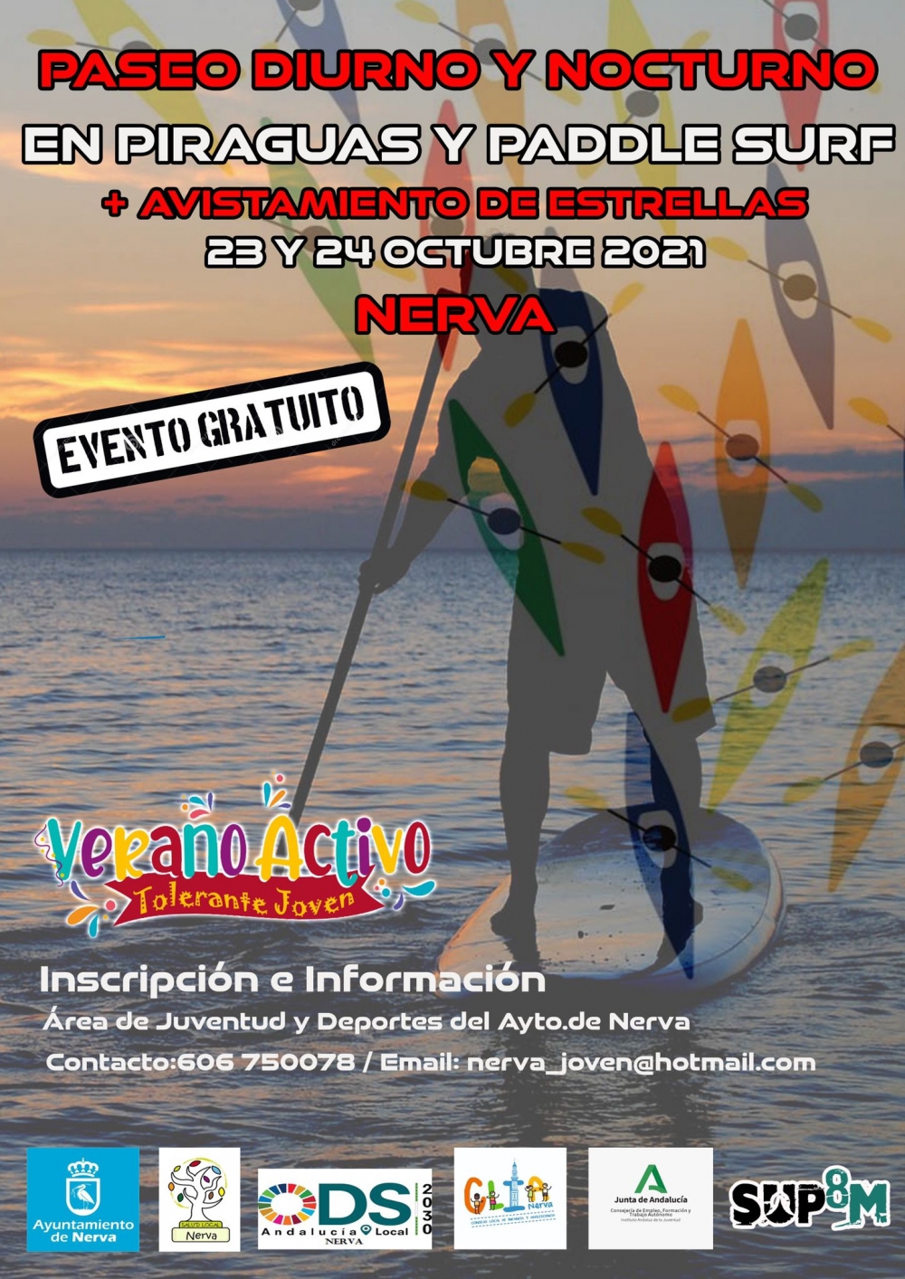 Paseo en piraguas y paddle surf