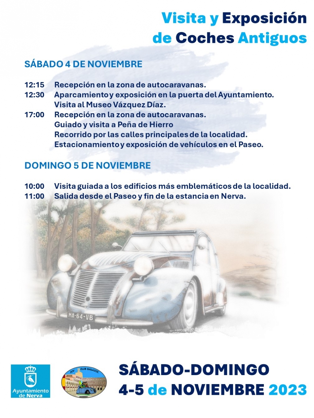 Exposición de coches antiguos