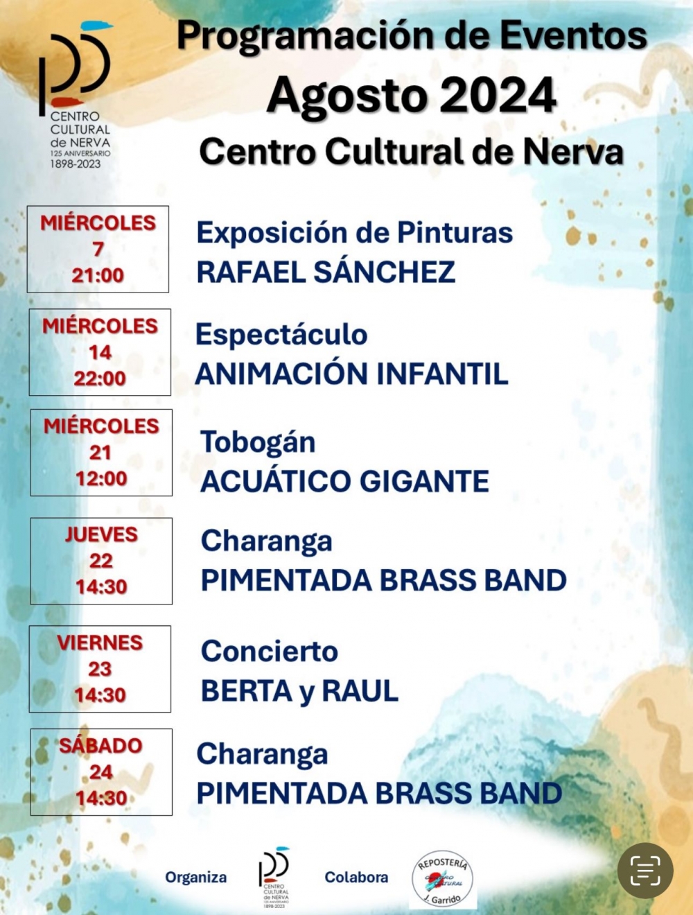 Agosto Cultural en el Centro