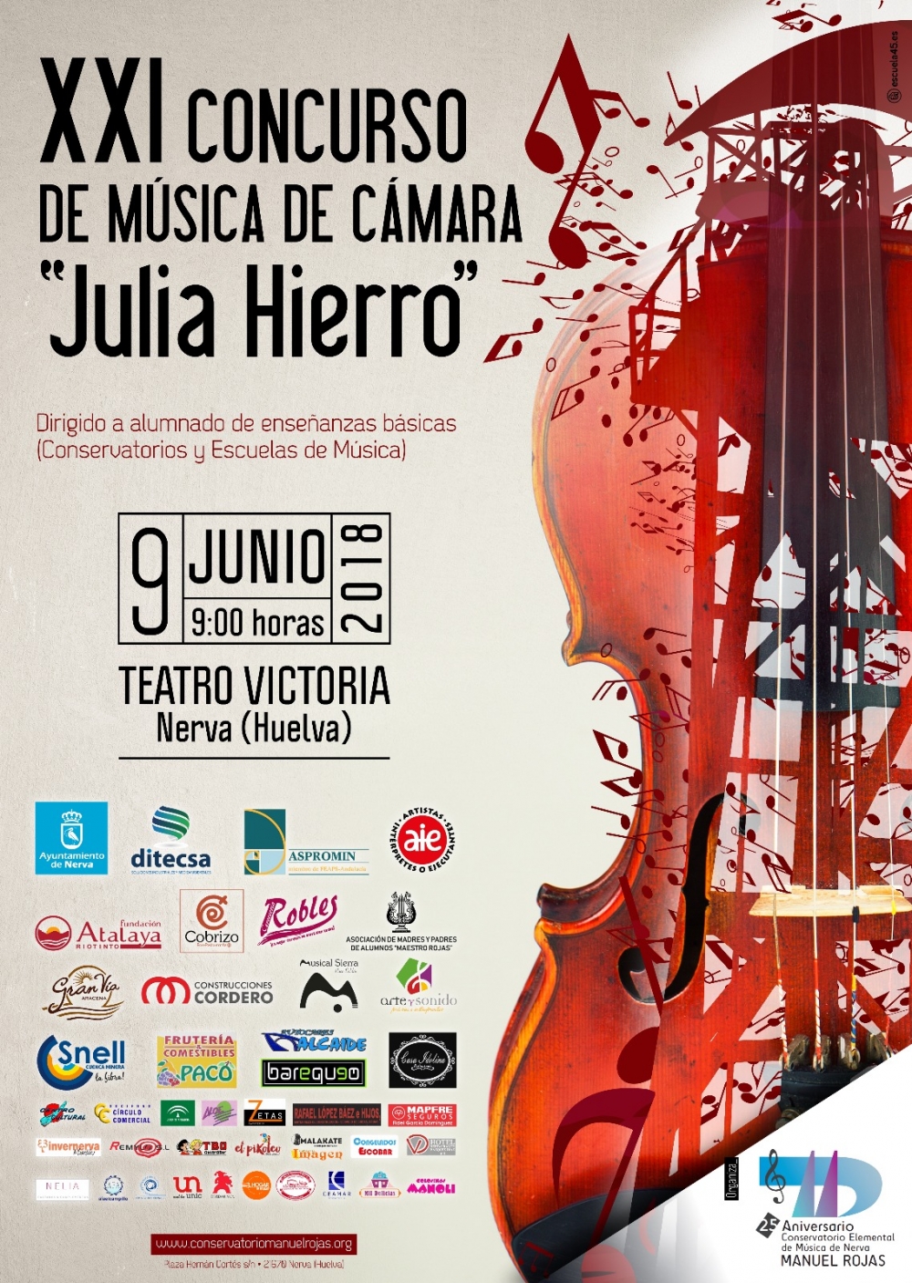 XXI Concurso de Música de Cámara Julia Hierro