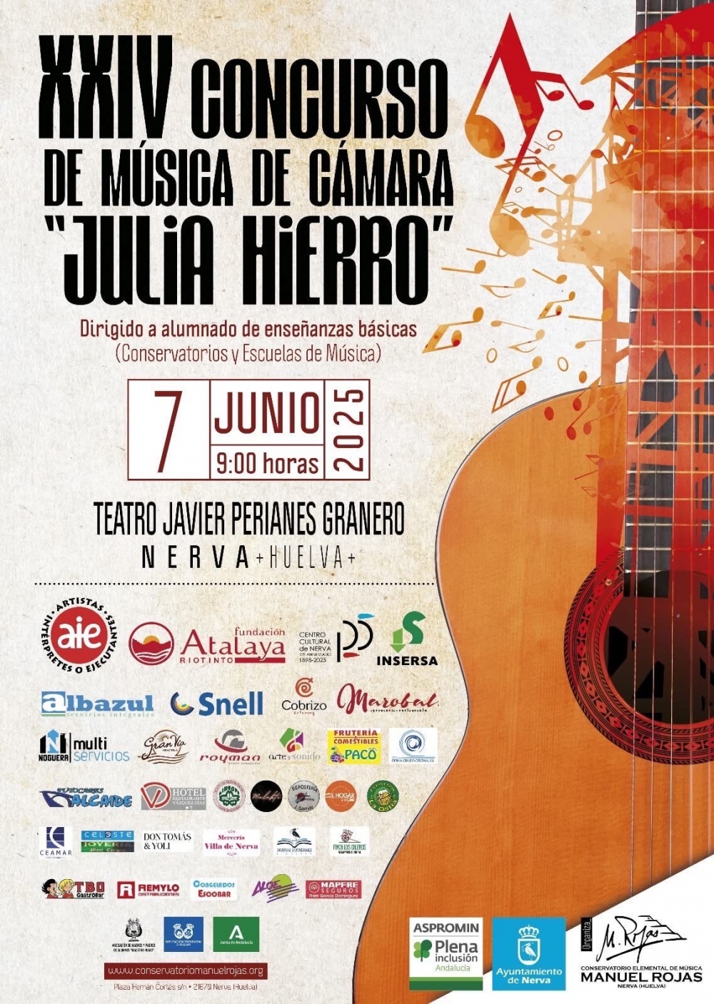 XXIV Concurso de Música de Cámara Julia Hierro de Nerva