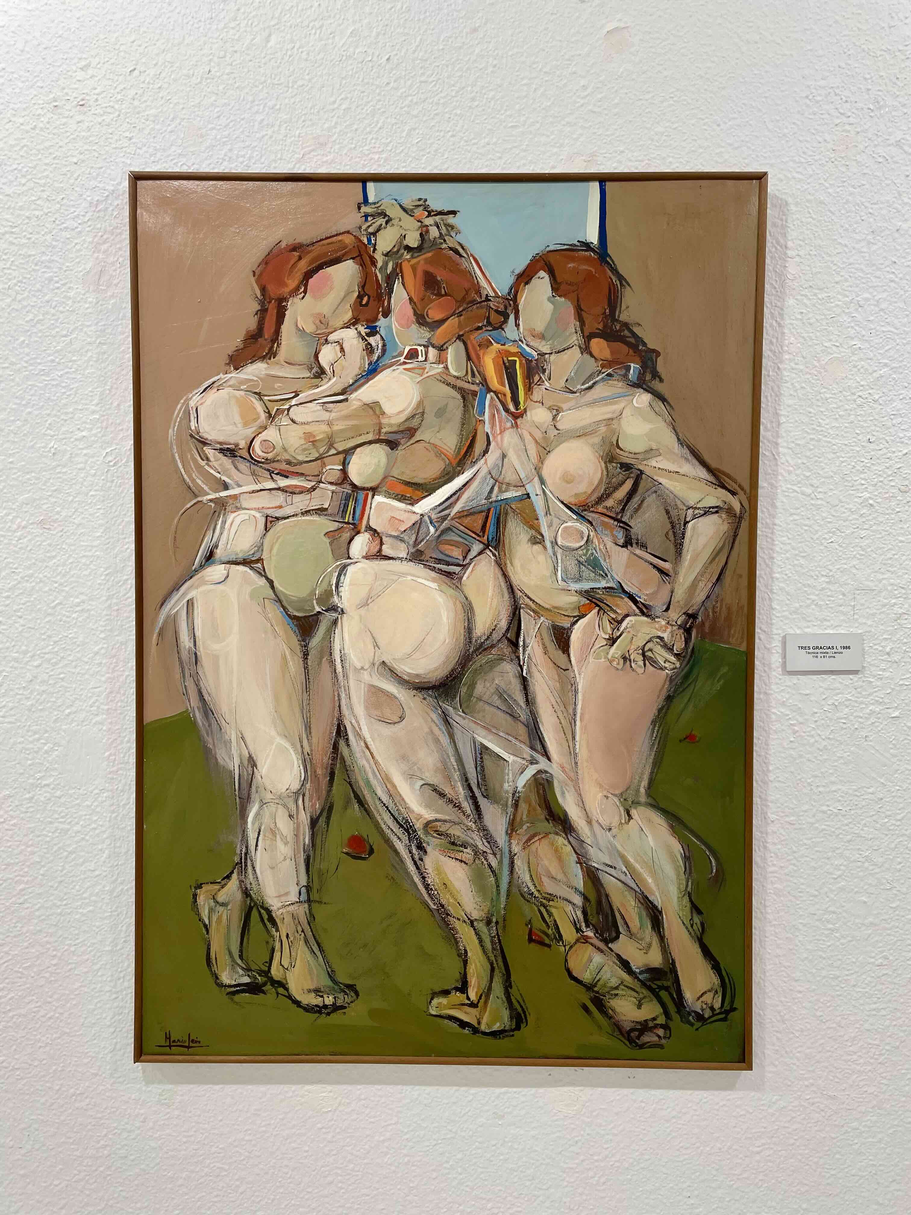 Las tres gracias de Mario León