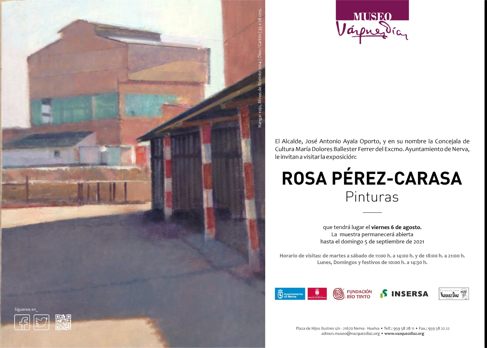 Cartel de la exposición de pintura