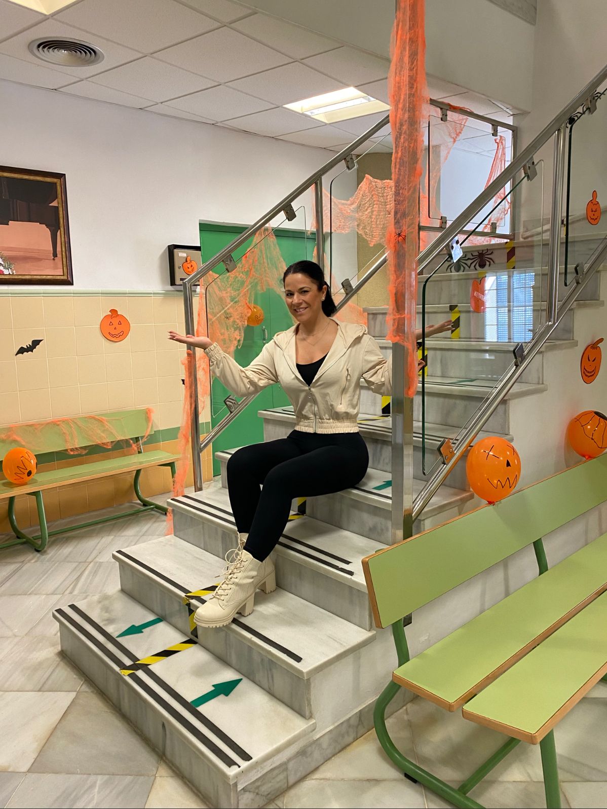 Gema Delgado, la presidenta de la AMPA del Conservatorio de Nerva